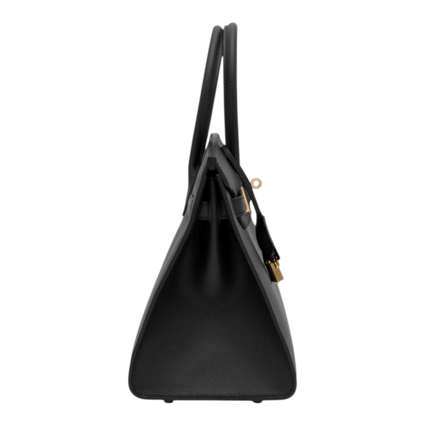 Hermes Birkin Handbag Black Togo with Gold Hardware 30 U Stamp