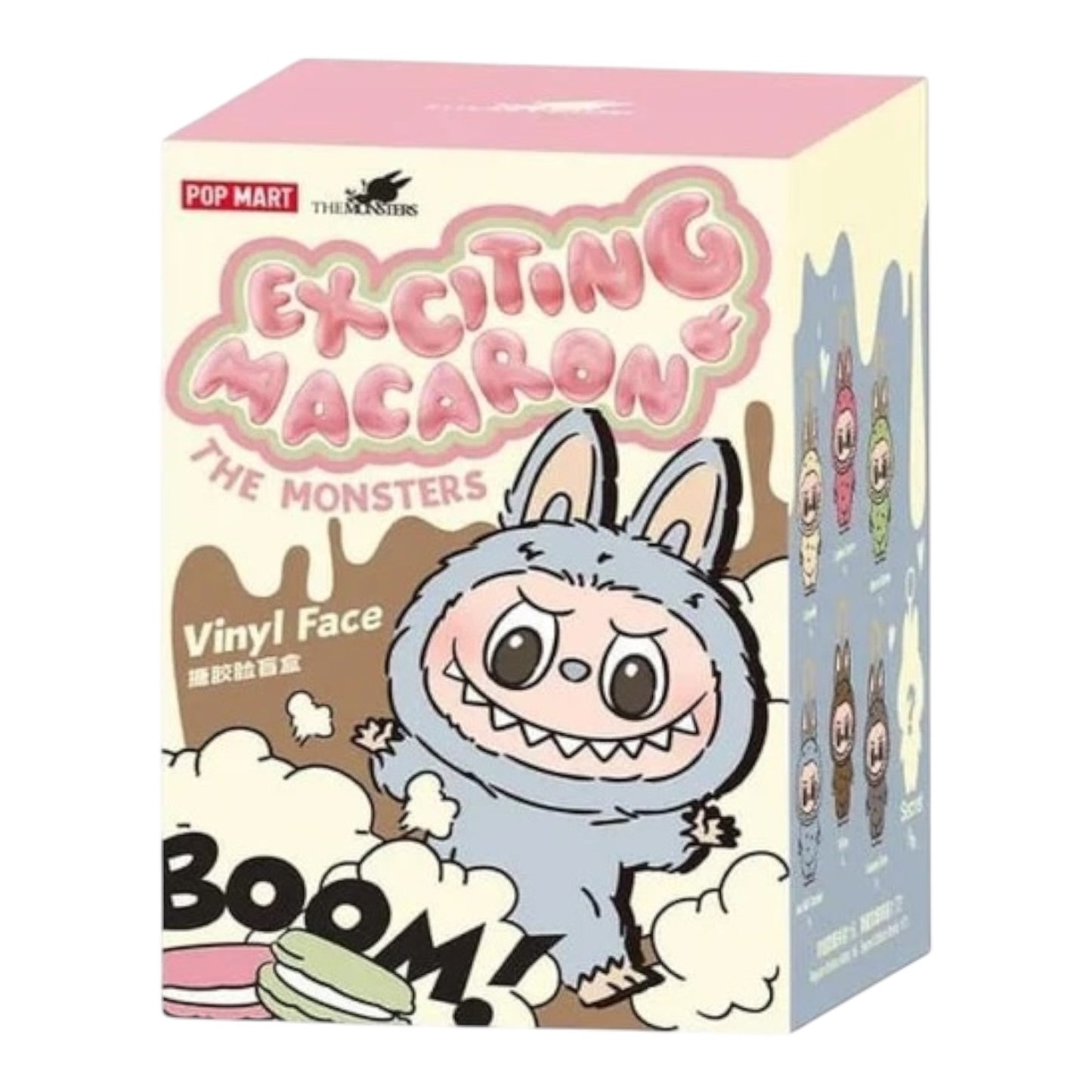 Pop Mart Labubu The Monsters Exciting Macaron Vinyl Plush Pendant Single Blind Box
