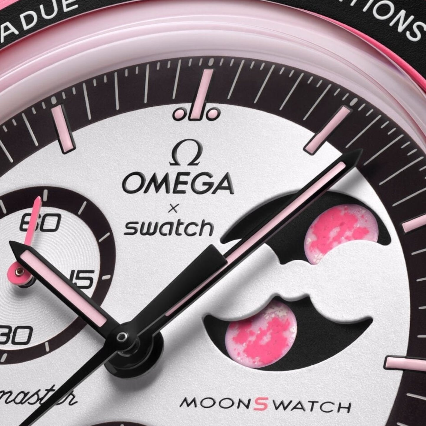 Swatch x Omega Bioceramic Moonswatch Mission to the Pink Moon