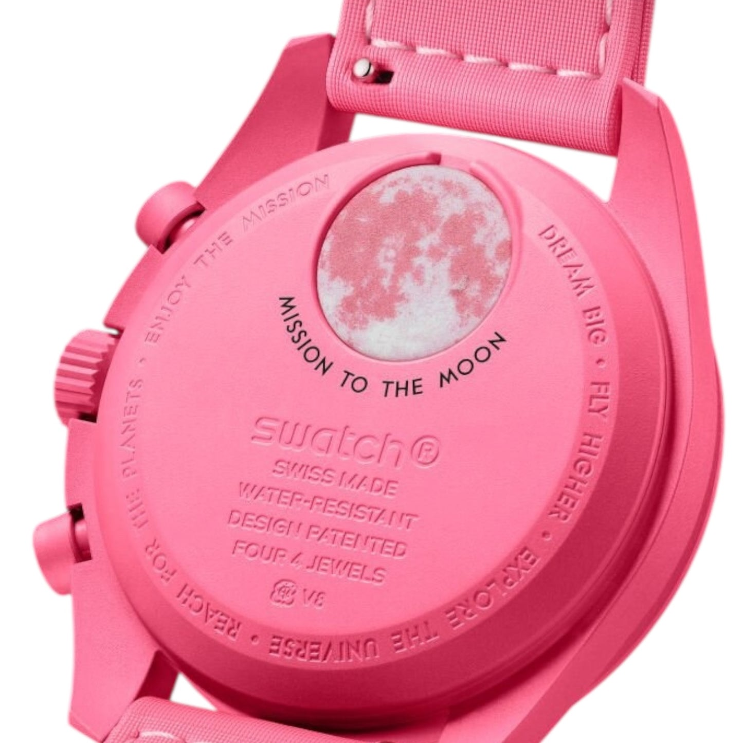 Swatch x Omega Bioceramic Moonswatch Mission to the Pink Moon
