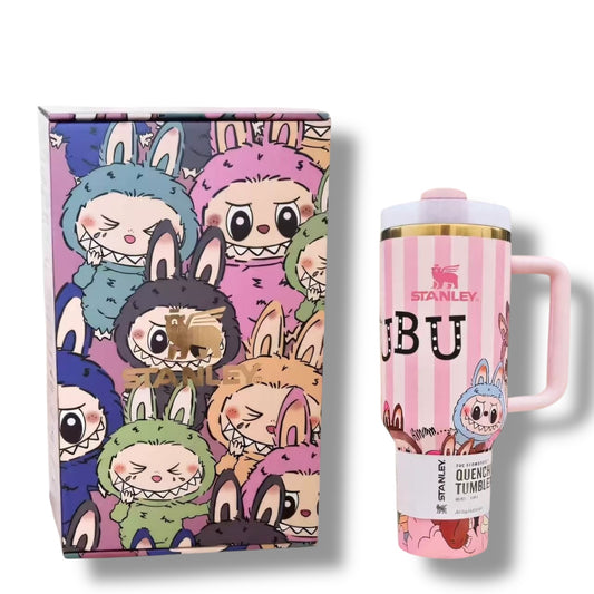 Labubu Quencher 40 OZ, Stanley Tumbler, Little Macaron Monsters Cup