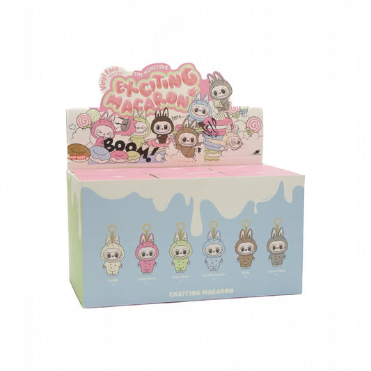 Pop Mart Labubu The Monsters Exciting Macaron Vinyl Face Sealed Case (6 Blind Boxes)