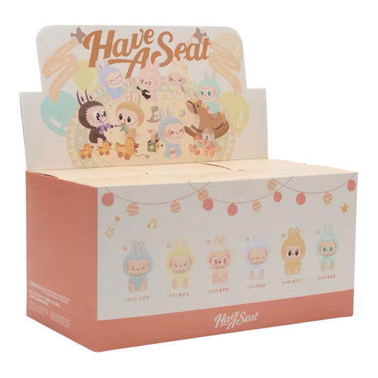 Pop Mart Labubu The Monsters Have a Seat Vinyl Plush Sealed Case (6 Blind Boxes)